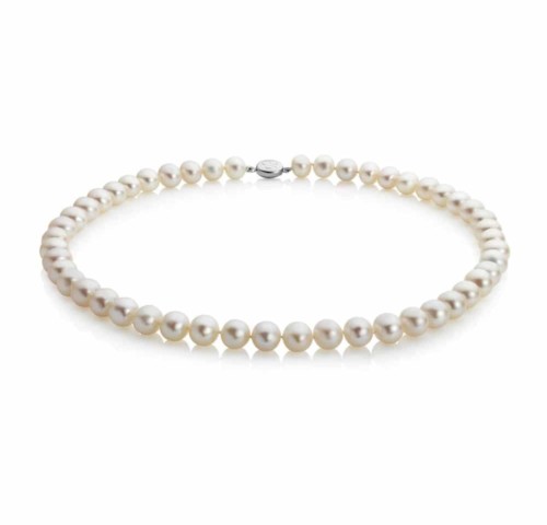Range of pearls with Silver or gold fastenings from Pearl jewellery